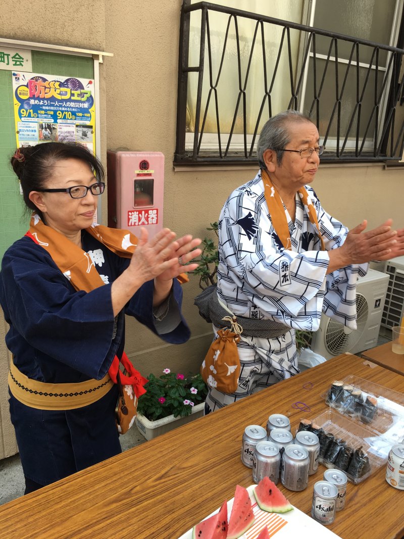 大橋町会長'' 大橋町会長''