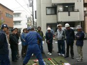 簡易救助器具による救助訓練 簡易救助器具による救助訓練